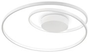 Lustra / Plafoniera LED design modern circular OZ PL ON-OFF BIANCO