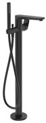 Baterie cada - dus freestanding Ideal Standard Tonic II negru mat fara corp ingropat
