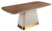 Masa deosebita design LUX Walnut-Bej 200x95cm