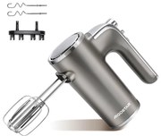 Aigostar - Mixer de mână 400W/230V gri/crom