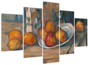 Tablou - Paul Cézanne, Still Life with Milk Jug and Fruit, reproducere (150x105 cm)