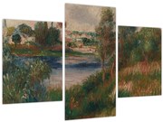 Tablou - Auguste Renoir, Landscape at Vetheuil, reproducere (90x60 cm)