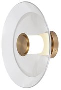 Aplica de perete LED, Ambientala, Sticla Transparenta, 10W, ZB-25143