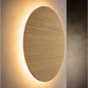 Aplică de perete LUNA 4xG9/8W/230V, diam. 40 cm, stejar