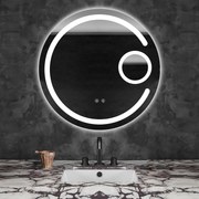 Oglinda Led Rotunda, 70cm, Oglindă Cosmetică, EsnJ130