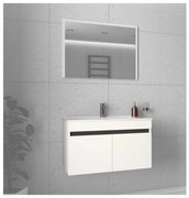 Dulap sub lavoar Puresa 80 cm, alb