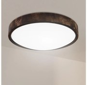 Brilagi - Plafonieră LED CARVALHO SLIM SMOKEY LED/36W/230V, stejar, diam. 37,5 cm
