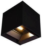 LED lampă solară de perete cu senzor, 9W, 3,7V, 3000/4000/5000K, IP65, negru