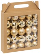 Set globulete aurii, modele diverse, Ø 6 cm