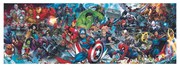 Puzzle panoramic Trefl Lumea Marvel, 1000 piese