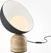 Veioza, Lampa de masa din travertin TAVO