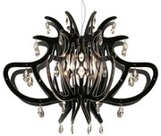 Lustra cu cristale Scholer design unicat realizata manual Medusa Black