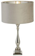 Veioza/Lampa de masa design lux elegant Belle crom/taupe