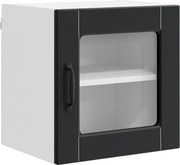 vidaXL Dulap de bucătărie cu raft Negru 40 x 31 x 40 cm Lemn compozit