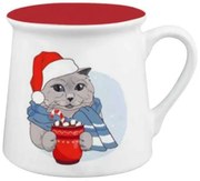 Cană din ceramică Toro Xmas Cat,  290 ml