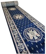 Traversa Vultur bicefal albastru 100-001 Selectează lătime: 120 X