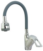 Baterie bucatarie ,TRENDY S, pipa flexibila gri , perlator doua functii