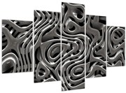 Tablou - Abstractizare metalică (150x105 cm)