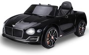 HOMCOM Mașină Electrică pentru Copii cu 2 Portiere, Bentley, Conducere manuală sau cu Telecomandă 108x60x43 cm, Negru | Aosom Romania