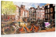 Tablou Amsterdam desenat