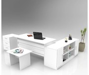 Set mobilier birou Volgenzo 13 (alb). 1107158