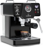 Klarstein Libeica aparat de cafea| 1350 W, 19 bar, control tactil, oțel inoxidabil, Indicator de presiune și temperatură