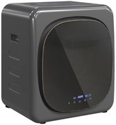 HOMCOM Uscător de rufe cu dezinfecție UV, design compact, capacitate de 4 kg, oțel inoxidabil, Gri | Aosom Romania