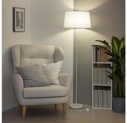 Brilagi CERIA - Lampă de podea LED, 1xE27/40W/230V, diametru 45 cm, albă