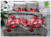 Set Lenjerie De Pat Craciun 6 Piese Pat 2 Persoane, Christmas Collection