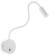 Aplica LED minimalista cu brat orientabil FOCUS-2 AP BIANCO