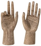 Statuete 2 buc. din lemn masiv 13 cm Teis – Bloomingville