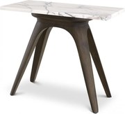 Masuta laterala design LUX cu blat din marmura italiana Borre 60x30cm