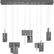 Lustra LED suspendata liniara design decorativ 2700K TOTEM
