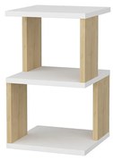 Măsuță de pat Carter White Oak