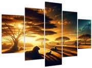 Tablou - Lei odihnindu-se (150x105 cm)