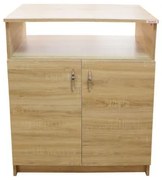 Comoda Soft 2 usi, sonoma, 75 x 87 x 39 cm