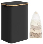 Coș pentru rufe TATE, negru