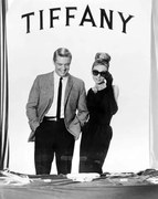 Fotografie George Peppard And Audrey Hepburn, Breakfast At Tiffany'S 1961 Directed By Blake Edwards