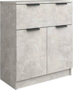 vidaXL Dulap, gri beton, 60x30x70 cm, lemn prelucrat