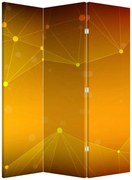 Paravan - Abstract galben (126x170 cm)