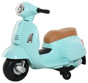 Motocicleta Electrica pentru Copii, Baterie 6V pentru Copii cu varste cuprinse intre 18-36 luni Verde 66.5x38x52cm HOMCOM | Aosom Romania