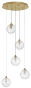 Lustra moderna cu 5 Pendule design decorativ COEN auriu