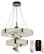 Lustră LED de cristal dimabilă pe cablu LED/70W/230V + telecomandă