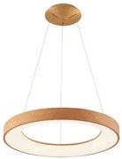 Lustra LED cu telecomanda design circular SANTANA 60 CCT WO