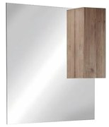 Dulap cu oglinda maro natur LC Mobili Italia Jupiter 100x110 cm