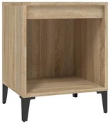 vidaXL Noptiere, stejar sonoma, 40x35x50 cm