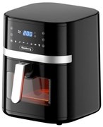 Resigilat: Friteuza cu aer cald AirFryer Rosberg R51980CB, 1800W, 8 L, 7 programe, Timer, Negru