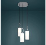 Lustră pe cablu Eglo 390128 MAJANA 3xE27/40W/230V crom lucios