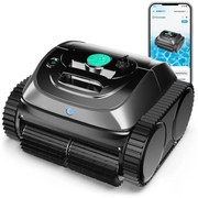 Robot curatare piscine fara fir Wybot C1, 65W, SMART, Pentru pana la 150 m², 4 moduri, Auto-parcare, Auto-revers, IPX8, Negru