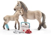 Schleich - Mânză și iapă islandeză cu trusă deprim ajutor